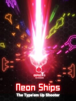 Neon Ships: The Type'em Up Shooter Cover