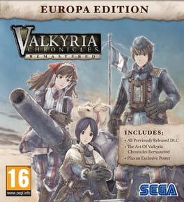 Valkyria Chronicles: Remastered - Europa Edition Cover