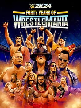 WWE 2K24 Forty Years of WrestleMania Cover