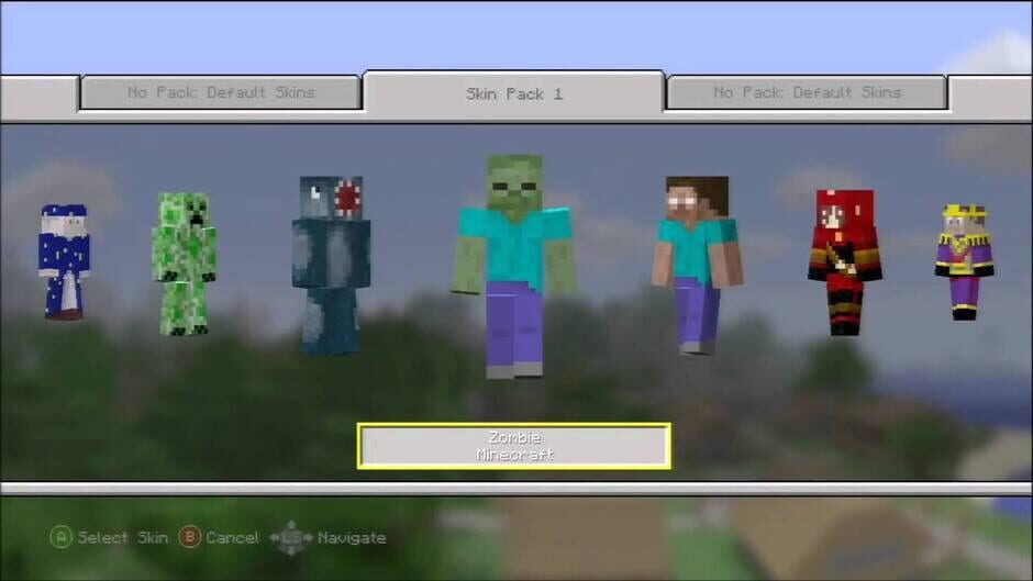 Minecraft: Xbox Edition - Skin Pack 1 Screenshot