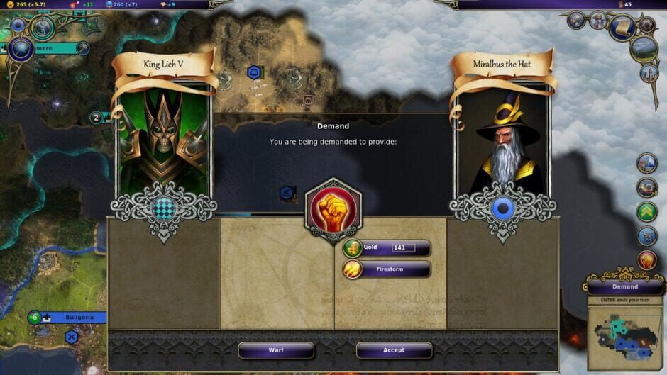 Warlock: Master of the Arcane Screenshot
