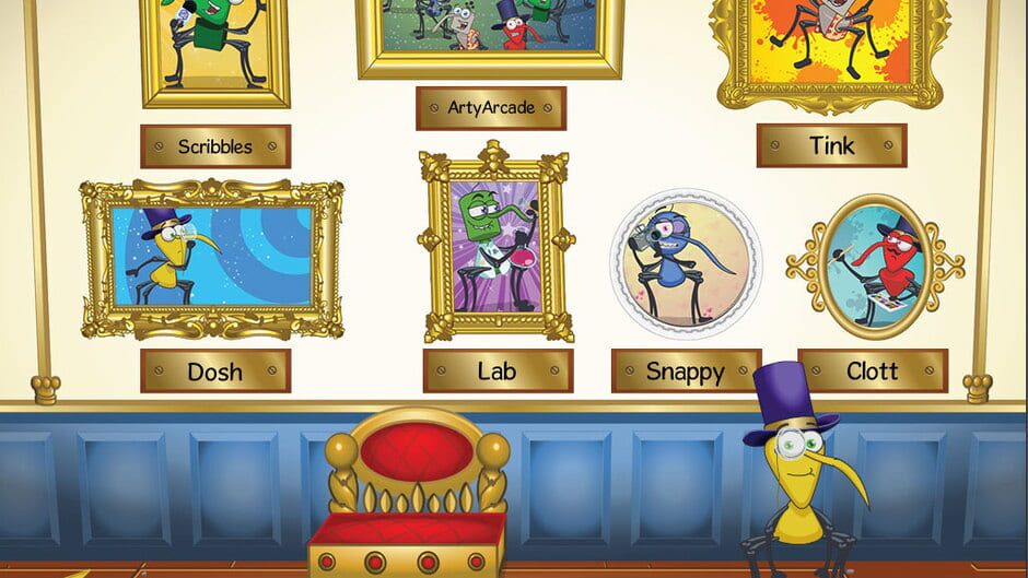 Bin Weevils Arty Arcade Screenshot
