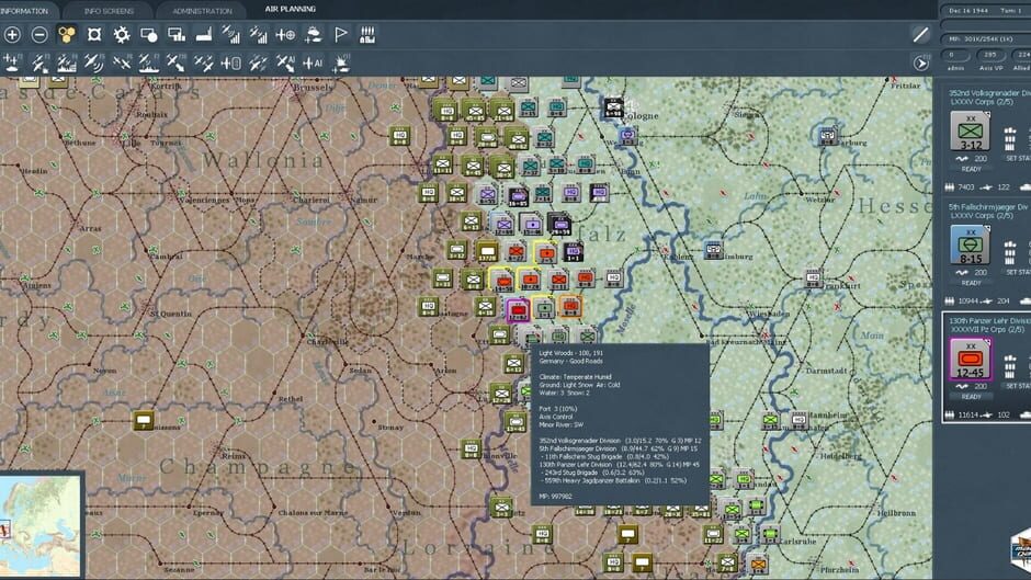 Gary Grigsby's War in the West Screenshot