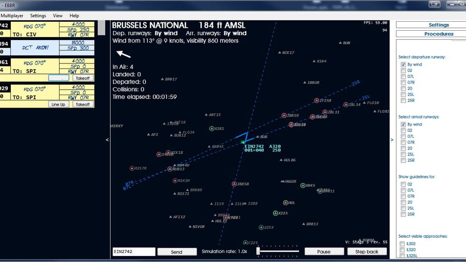 Global ATC Simulator Screenshot