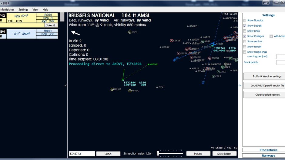 Global ATC Simulator Screenshot