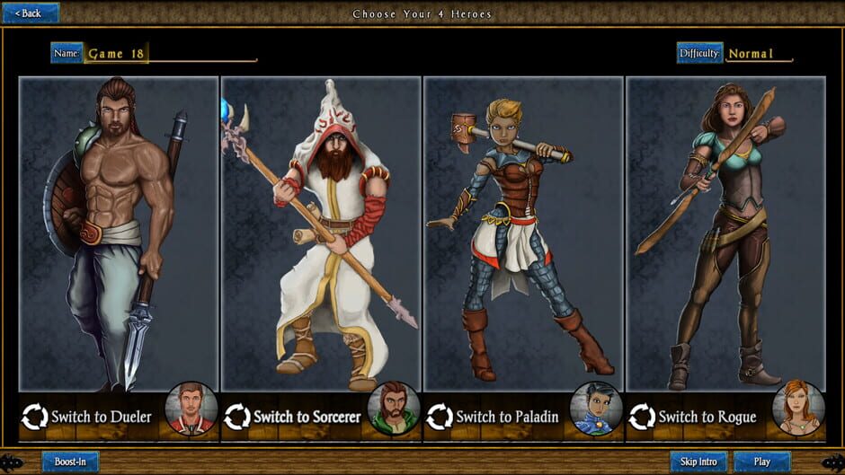 Heroes of Steel RPG Screenshot