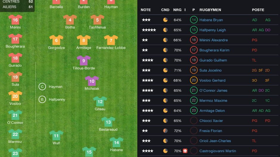 Pro Rugby Manager 2015 Screenshot