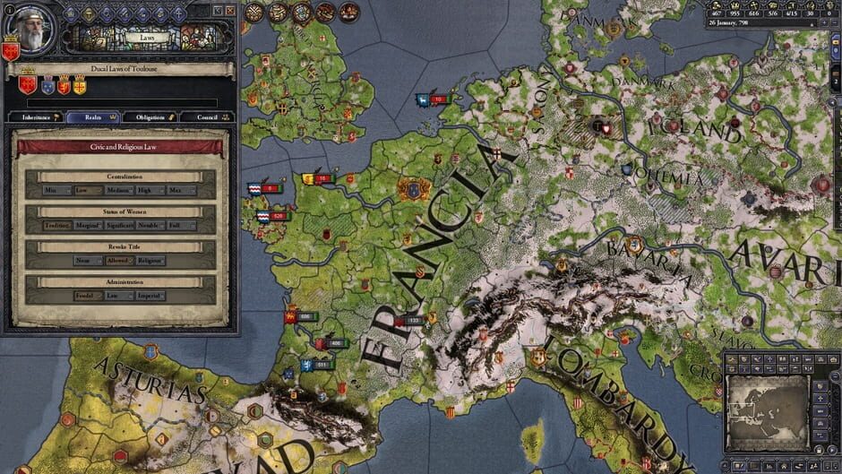 Crusader Kings II: Conclave Screenshot
