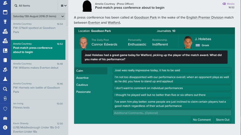 Football Manager 2017 Screenshot