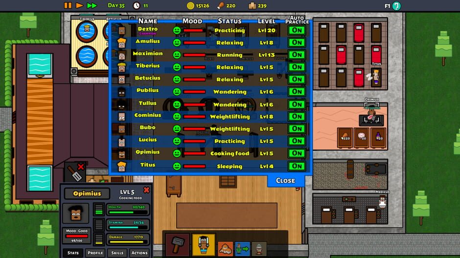 Gladiator School Screenshot