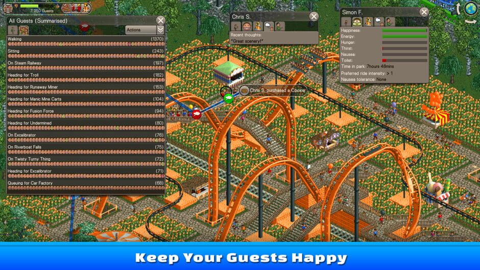 RollerCoaster Tycoon Classic Screenshot