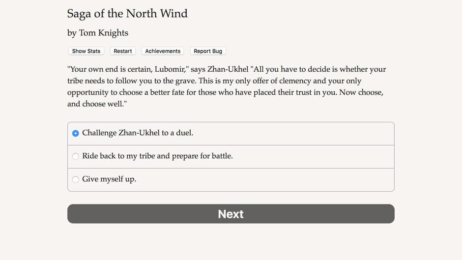 Saga of the North Wind Screenshot