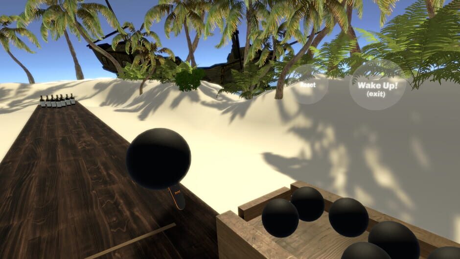 Beach Bowling Dream VR Screenshot