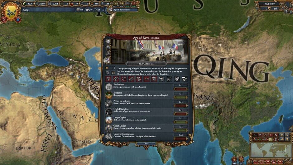Europa Universalis IV: Mandate of Heaven Screenshot