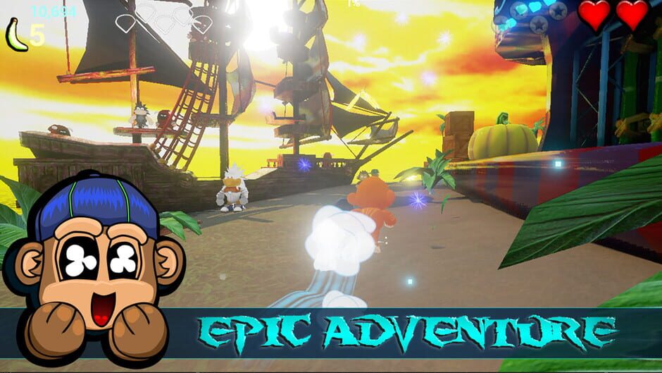 Monkey Land 3D: Reaper Rush Screenshot