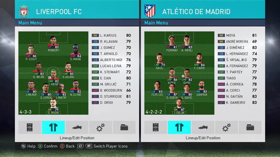 Pro Evolution Soccer 2018 Screenshot