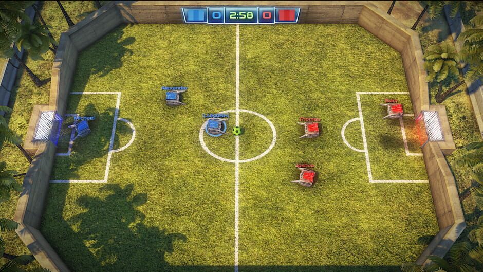 Robot Soccer Challenge Screenshot