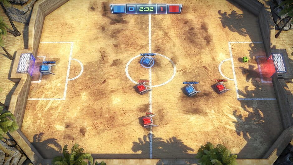 Robot Soccer Challenge Screenshot