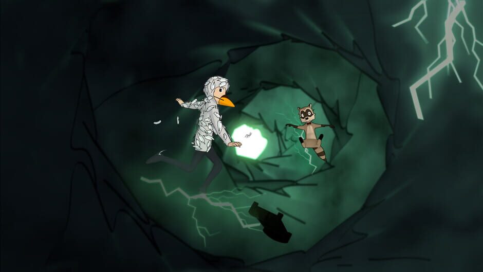 Sandra and Woo in the Cursed Adventure Screenshot