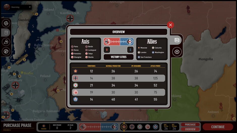 Axis & Allies 1942 Online Screenshot