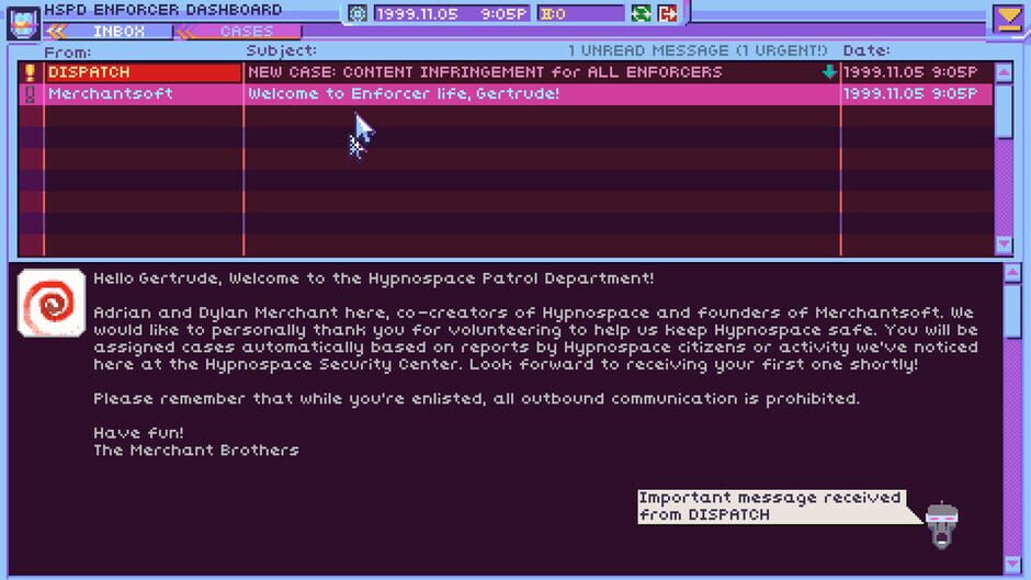 Hypnospace Outlaw Screenshot
