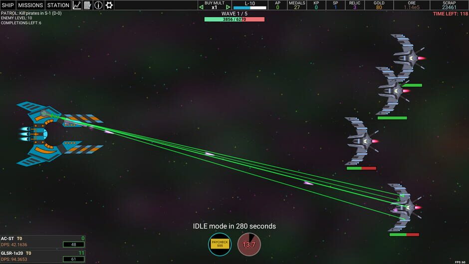 Idle Space Raider Screenshot