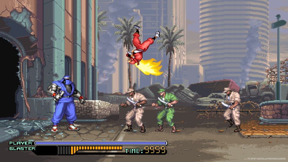 Ninja Warriors Once Again Screenshot