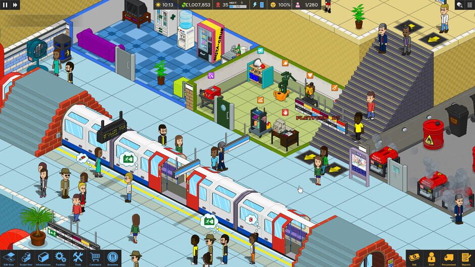 Overcrowd: A Commute 'Em Up Screenshot