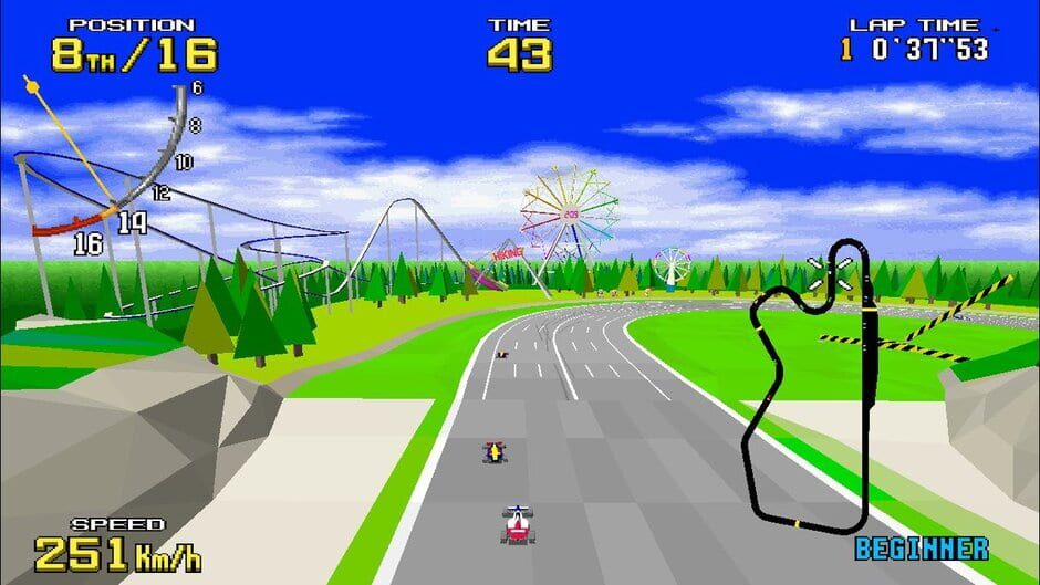 Sega Ages Virtua Racing Screenshot