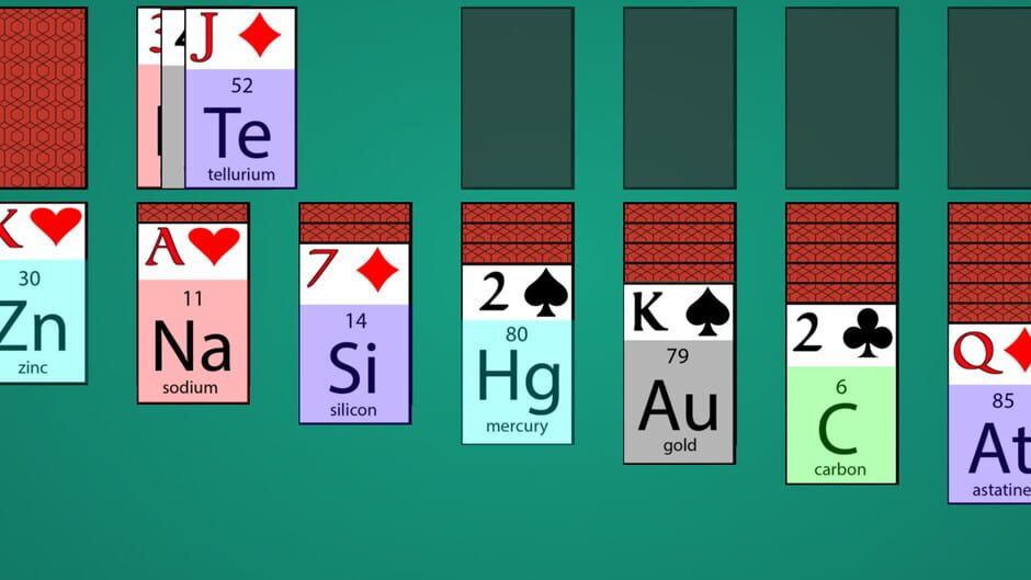Solitaire: Learn Chemistry! Screenshot