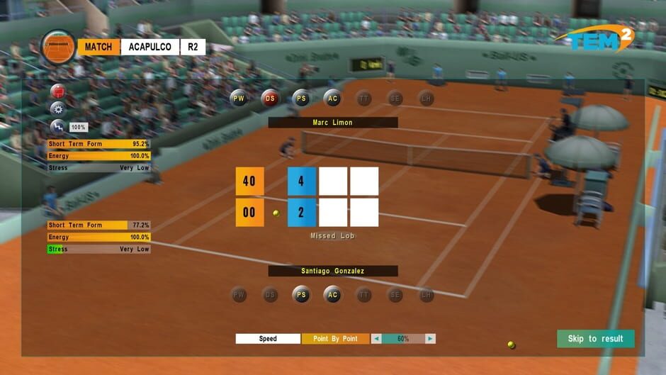 Tennis Elbow Manager 2 Screenshot