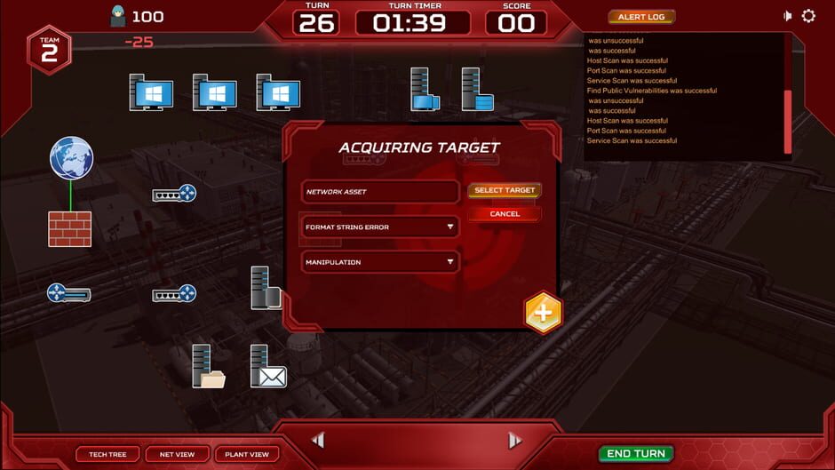 ThreatGEN: Red vs. Blue Screenshot