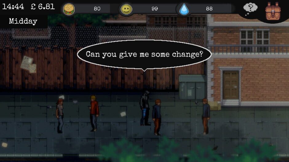 Change: A Homeless Survival Experience Screenshot