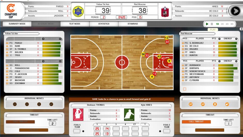 International Basketball Manager Screenshot