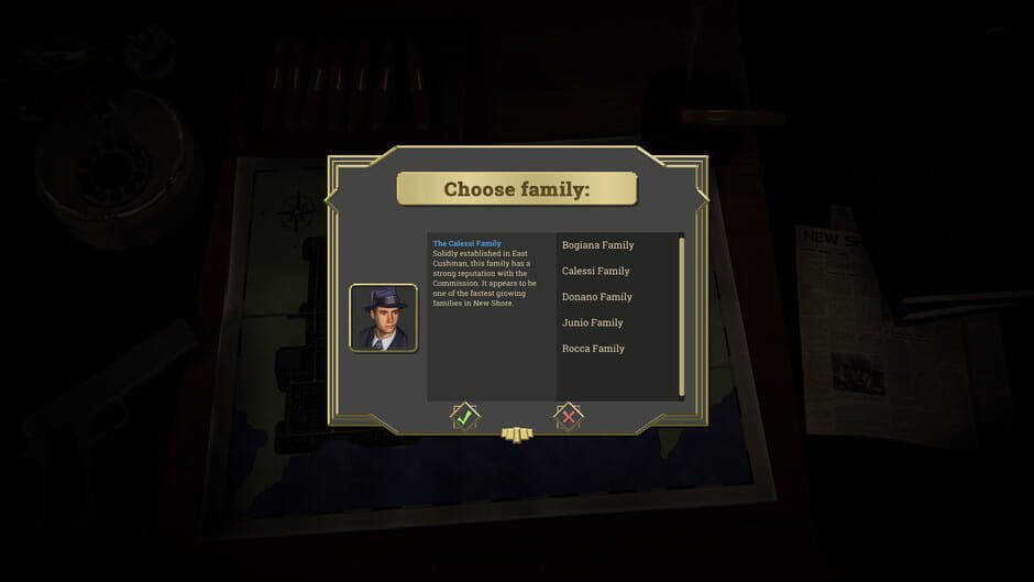 The Commission: Organized Crime Grand Strategy Screenshot