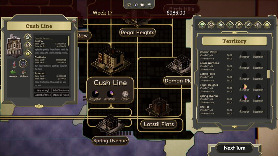 The Commission: Organized Crime Grand Strategy Screenshot