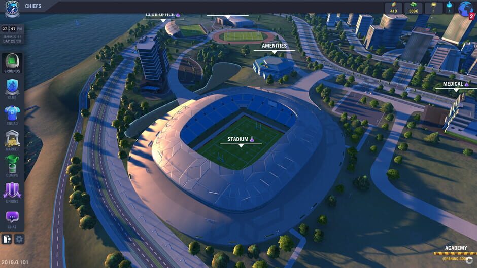 Blackout Rugby Manager Screenshot