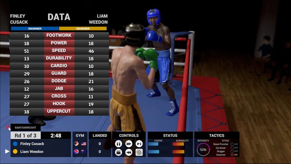 Boxing Club Manager Screenshot