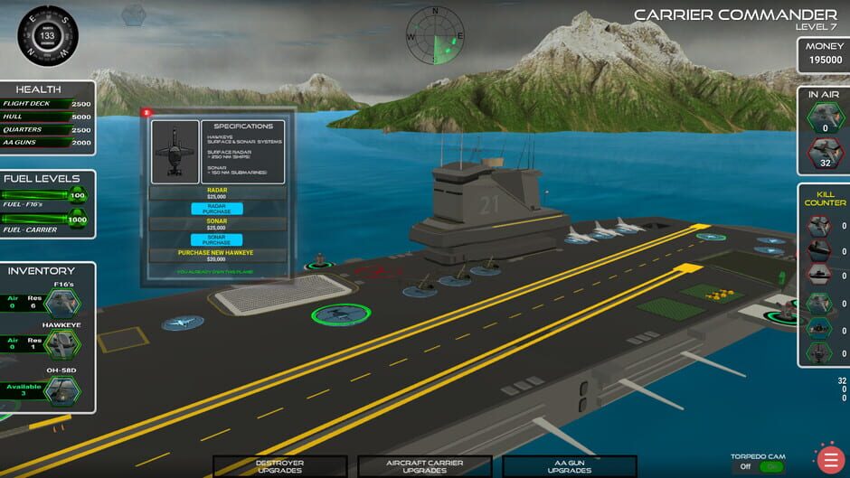 Carrier Commander Screenshot