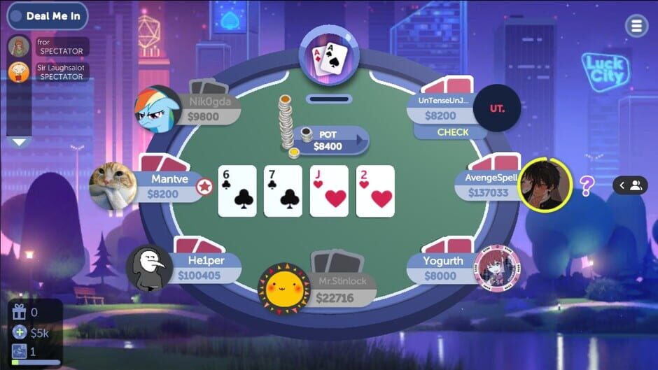 Discord Poker Night Screenshot