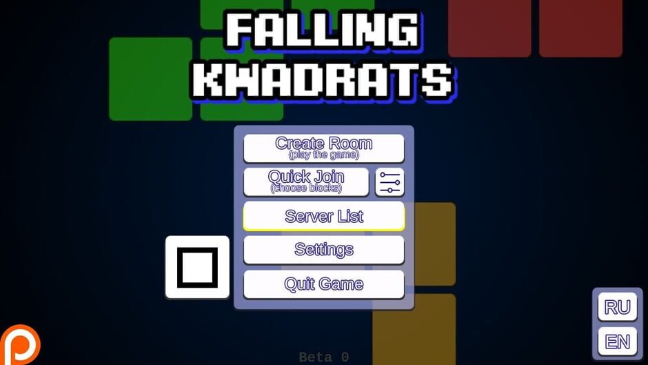 Falling Kwadrats Screenshot
