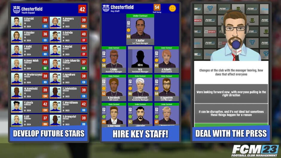 Football Club Management 2023 Screenshot