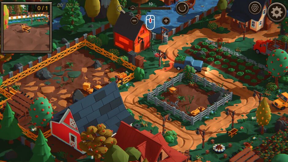 Hidden Farm Top-Down 3D Screenshot