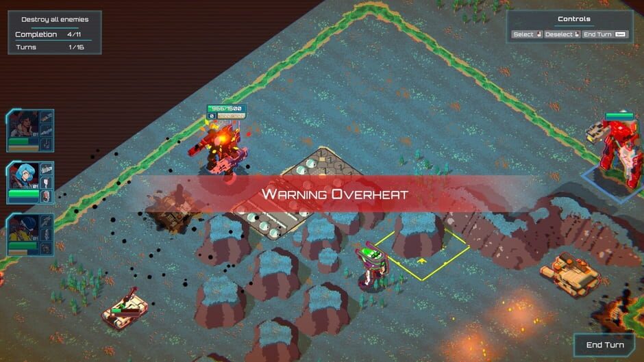 Ignited Steel: Mech Tactics Screenshot