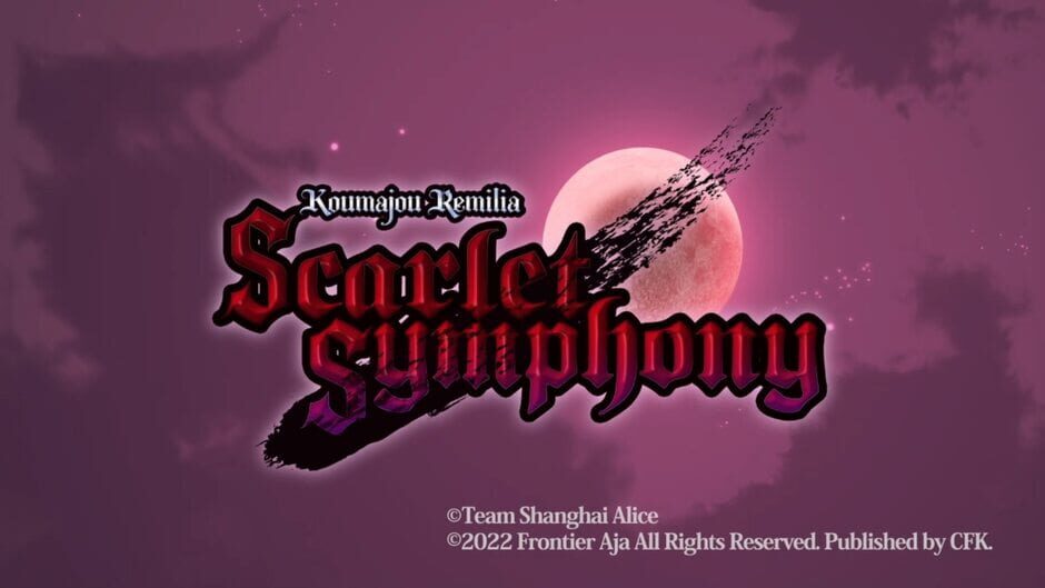 Koumajou Remilia: Scarlet Symphony Screenshot