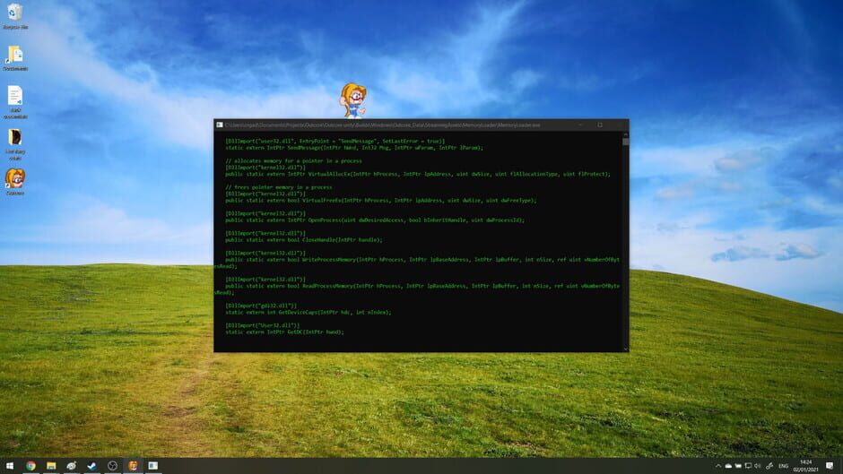 Outcore: Desktop Adventure Screenshot