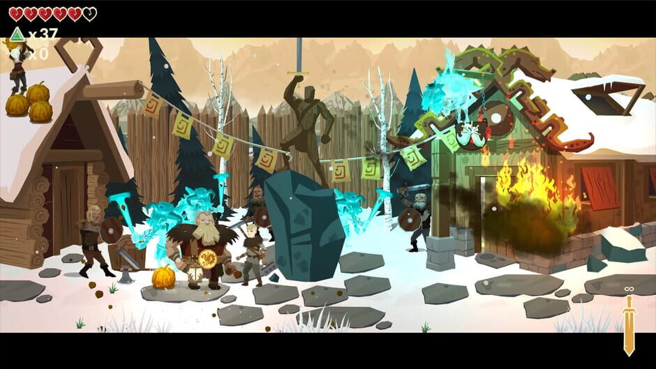 Leif's Adventure: Netherworld Hero Screenshot