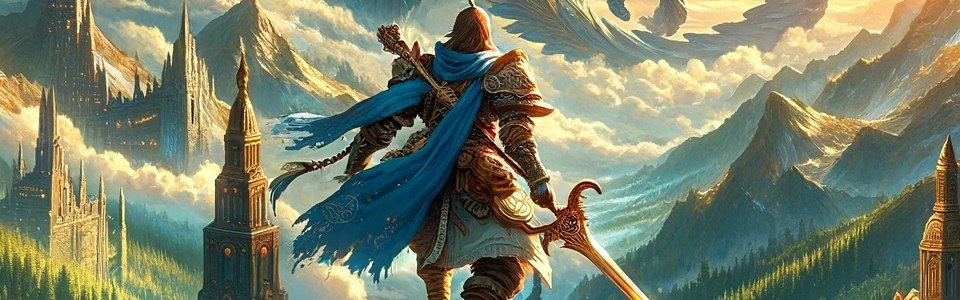 Fantasy-Held in einer atemberaubenden Landschaft – Entdecke neue Spiele auf der Nintendo Switch